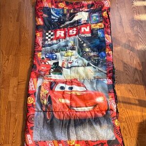 Disney Cars Kids Red Sleeping Bag